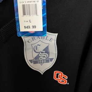 Oregon State beavers men’s extra large V-neck sweater new with tags 100% cotton